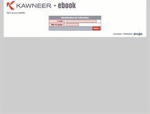 Tablet Screenshot of kawneer-ebook.otake.fr